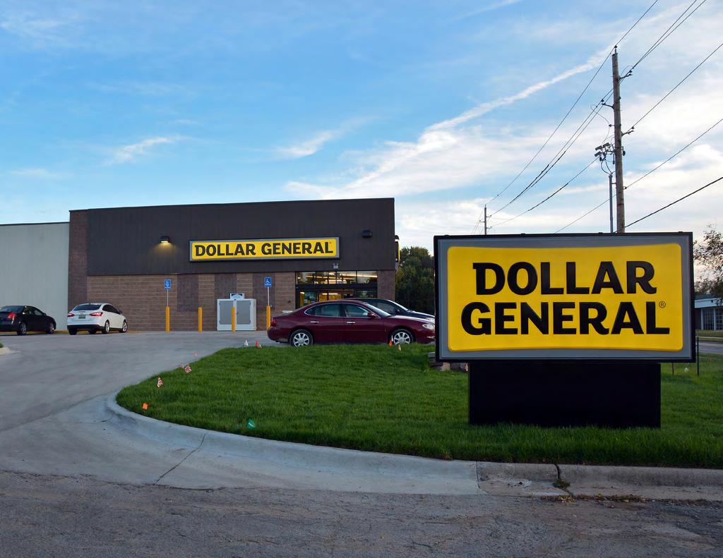 Tenant Overview ABOUT DOLLAR GENERAL Dollar General (NYSE: DG) is a chain of more than 14,000 discount stores in 44 states, primarily in the South, East, Midwest, and Southwest.