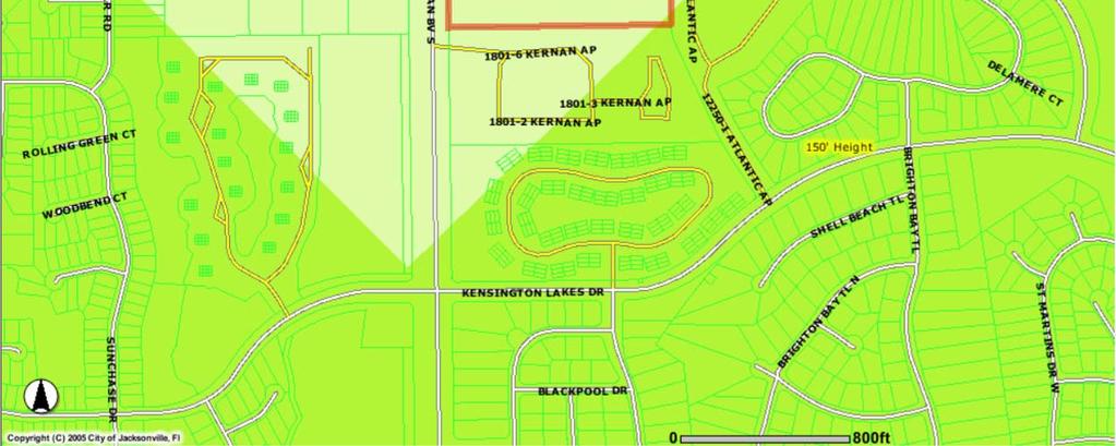 area which meets the minimum stand of the Zoning Code.