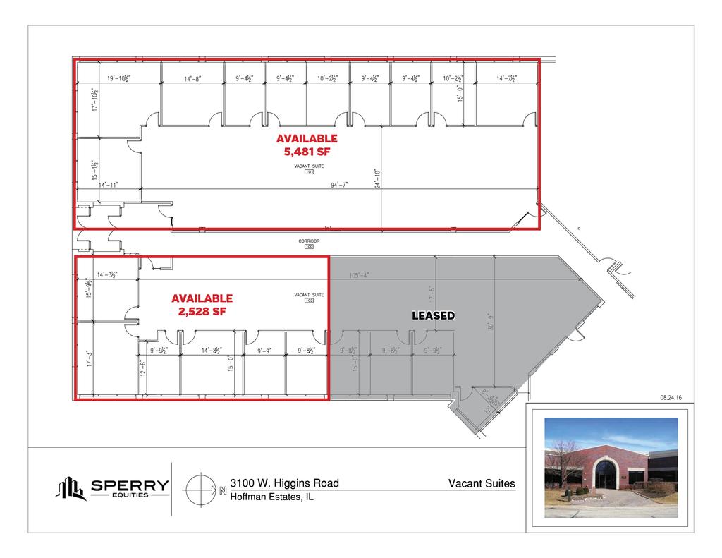 Floor Plans Suites 135B And 135D GREENSPOINT II 3100 & 3150 W.