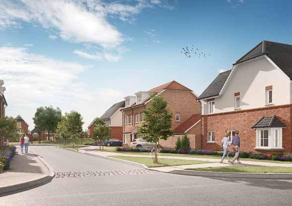 application for 148 new homes and a 70 bed care home, was granted in November 2018.