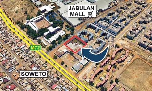 com Bottling Distribution Centre Web Ref: 107017 1028 Koma Road, Jabulani, Soweto LOT 07 Erf size: 2 809m² Security wall & gate with CCTV cameras A 2 year Triple Net Lease