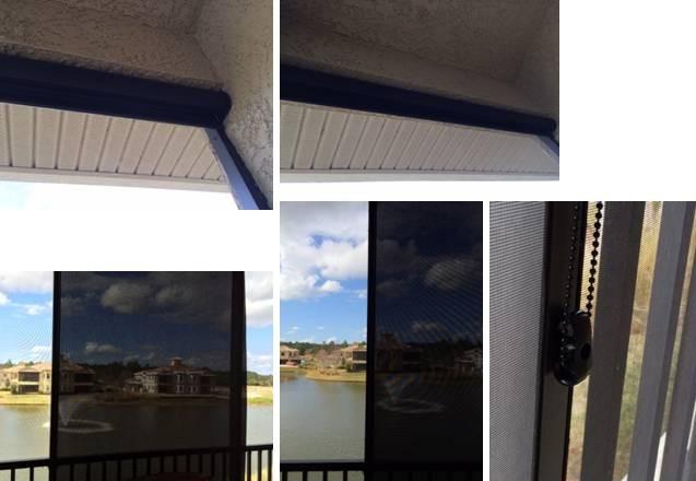 ! " Installation of roll down exterior sun shades are permitted with BOD approval using the following approved color and