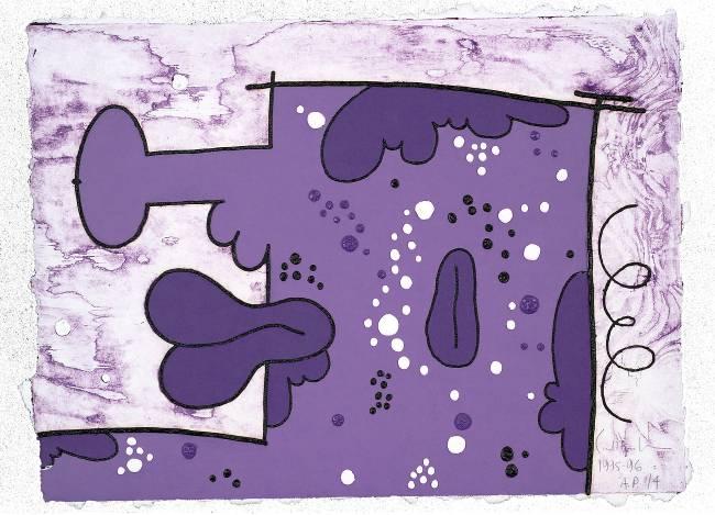 In these three prints, look for repeated shapes and lines and how they are used and transformed in each image. Carroll Dunham (b.