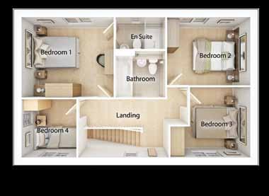 24m 7'10" x 7'4" 110 sq m 1181 sq ft 108 sq m 1165 sq ft Key WC Cloakroom Want to view one of our gorgeous new show homes?