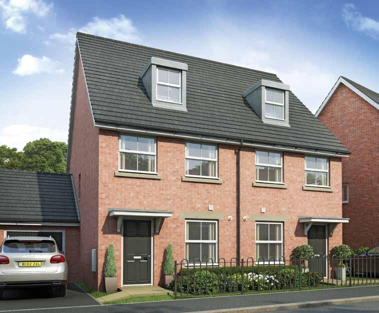 SAXON HEIGHTS AT AUGUSTA PARK The Ashton 3 Bedroom home A 3 bedroom home over three storeys featuring a private suite on the second floor.