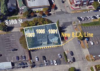 1001, 1005, 1007 S I St ± 7,011 SF $619,000 NCX Opportunity Zone Land with new boundary lot adjustment 3 Houses on the Property; Houses can