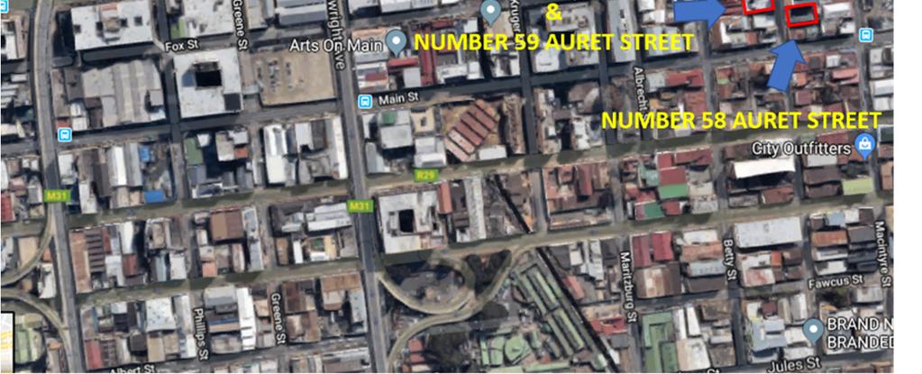 Situated just outside the Johannesburg CBD, the area has excellent access via several main and arterial routes.