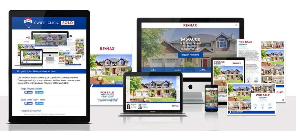 MARKETING YOUR HOME In addition to marketing your home on the internet through our multiple web site channels, we will create a marketing plan that is tailored to showcase the benefits of your