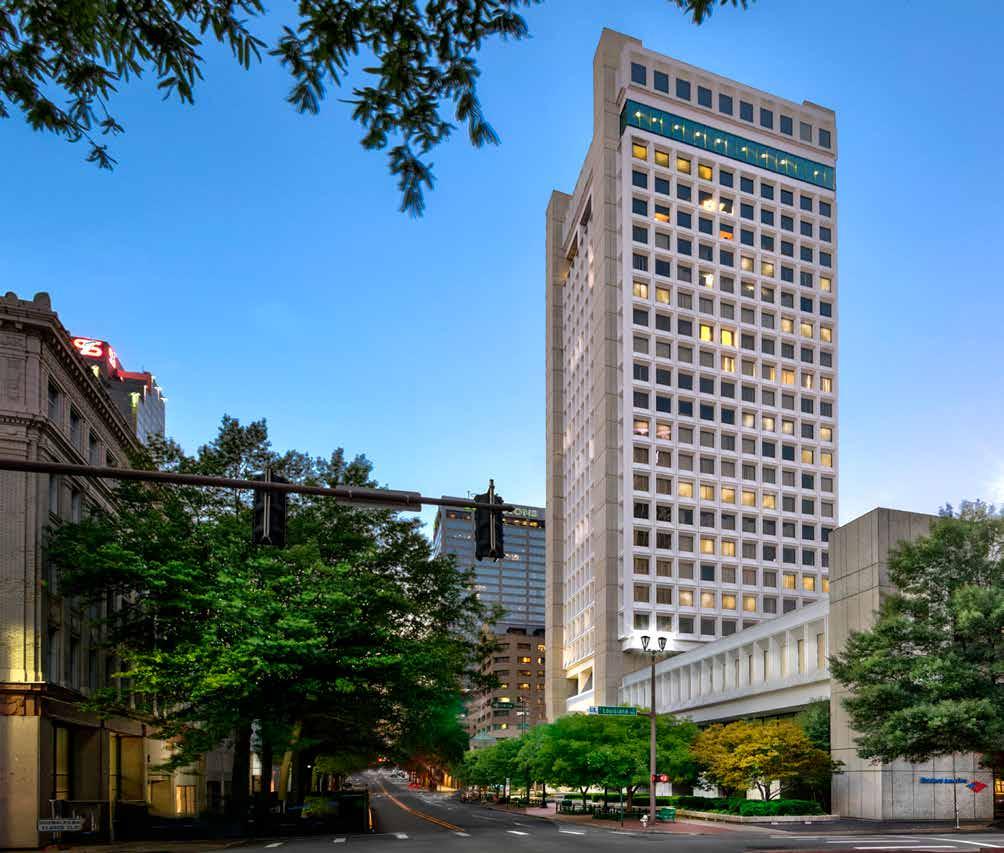 EXCELLENT REPOSITIONING OPPORTUNITY Transform Bank of America Plaza into the premier destination for businesses in Downtown Little Rock: + Redesign the ground floor to industrial-chic