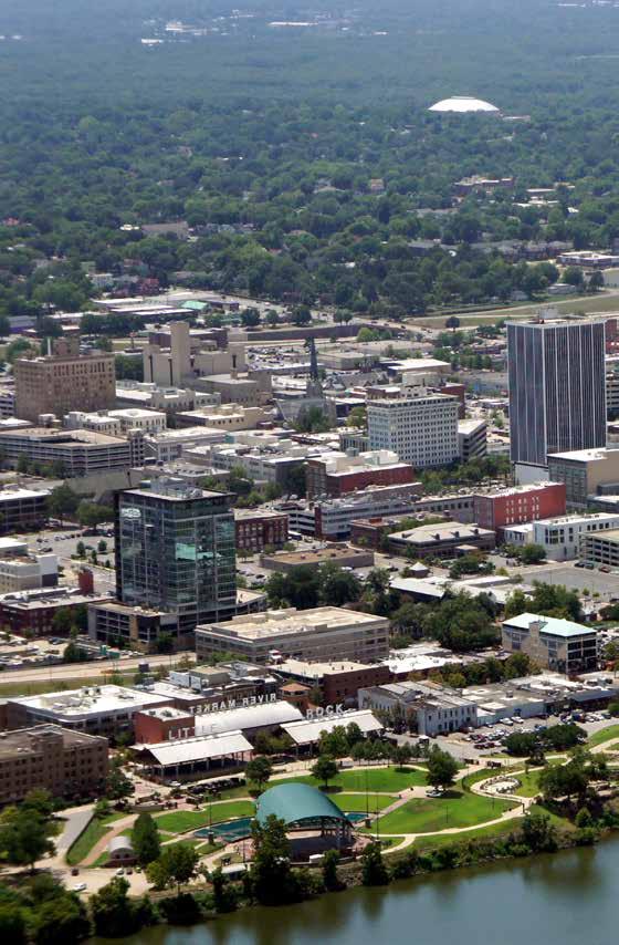 VIBRANT LITTLE ROCK CBD LOCATION Barton Coliseum Within a One-Mile Radius of Bank of America Plaza 47,300+ Daytime Population 5,800+ Residents ±3,000 Residential Units 16 Hotels Nationally Branded &