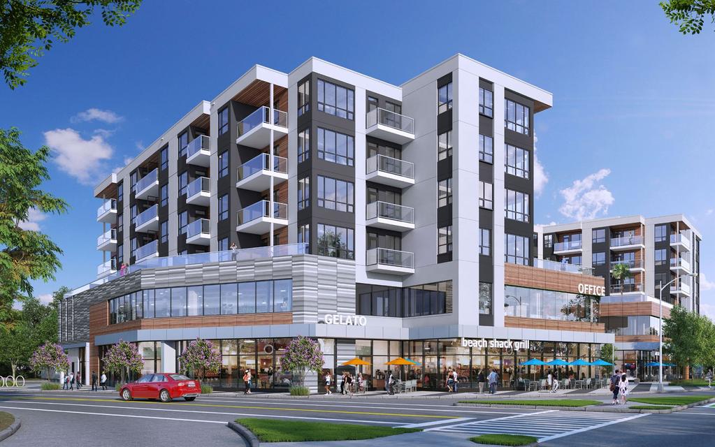 FOR LEASE PROPERTY DETAILS: Scheduled to complete in the Spring of 2019, The Shore is a mixed use development with a total square footage of approximately 135,000 square feet.