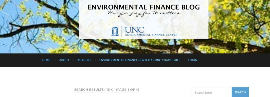 Subscribe to our Environmental Finance Blog: Efc.