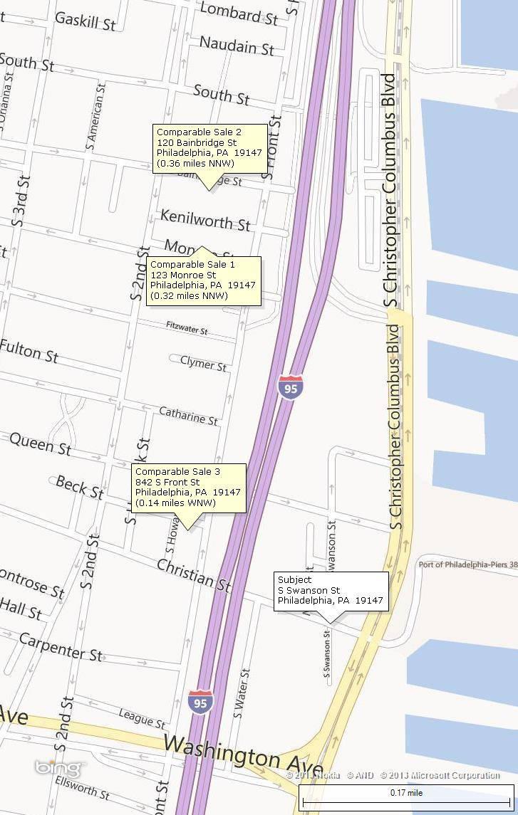 LOCATION MAP Borrower: NRIA, LLC File No.: 787 S. Swanson Street Property Address: 787 S.