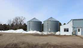 Improvements & Information SEED FACILITY Seed building, 50 x 76 x 16 (3,800 sq. ft.) warehouse area plus 12 x 26 (312 sq. ft.) office lean-to, gross building area (GBA) of 4,112 sq.