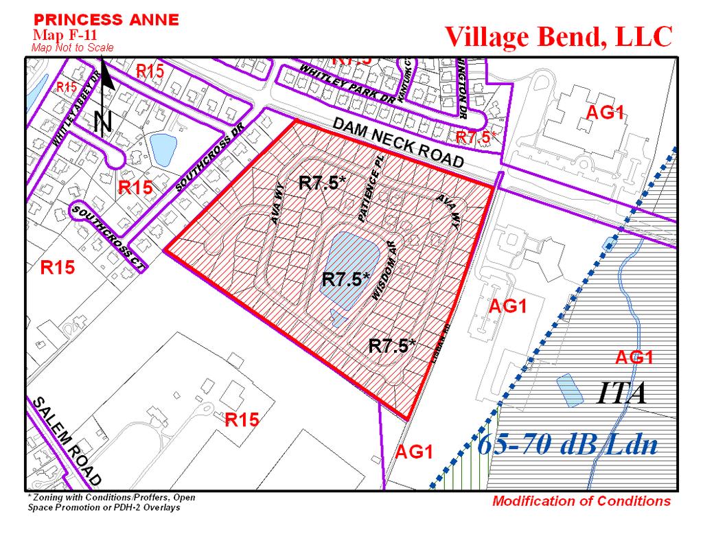 3 1 2 4 ZONING HISTORY # DATE REQUEST ACTION 1 01/24/2012 Modification of Conditional Rezoning Approved 11/25/2008 Conditional change of zoning (R-15 to R-7.