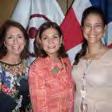 Sitting: Angie Ruiz, Elvira Jackson, President Angela