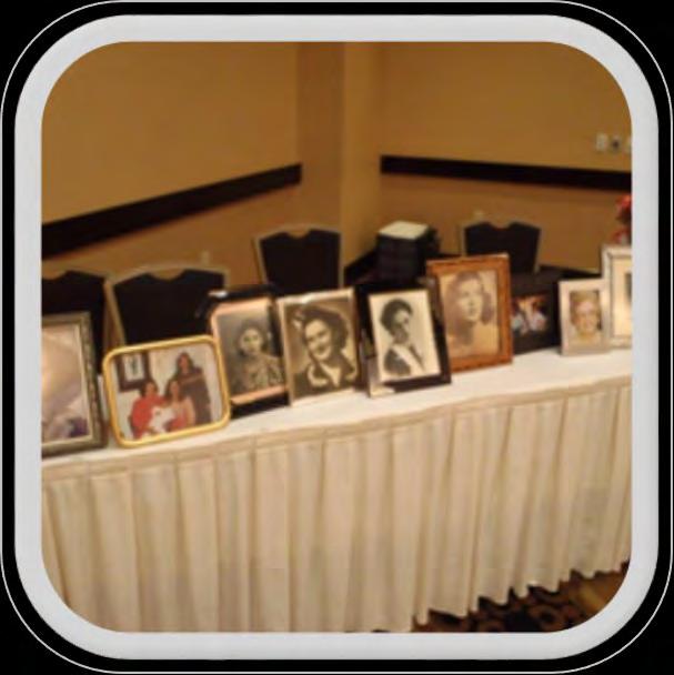 Display of Moms pictures Guest Irma Abascal with