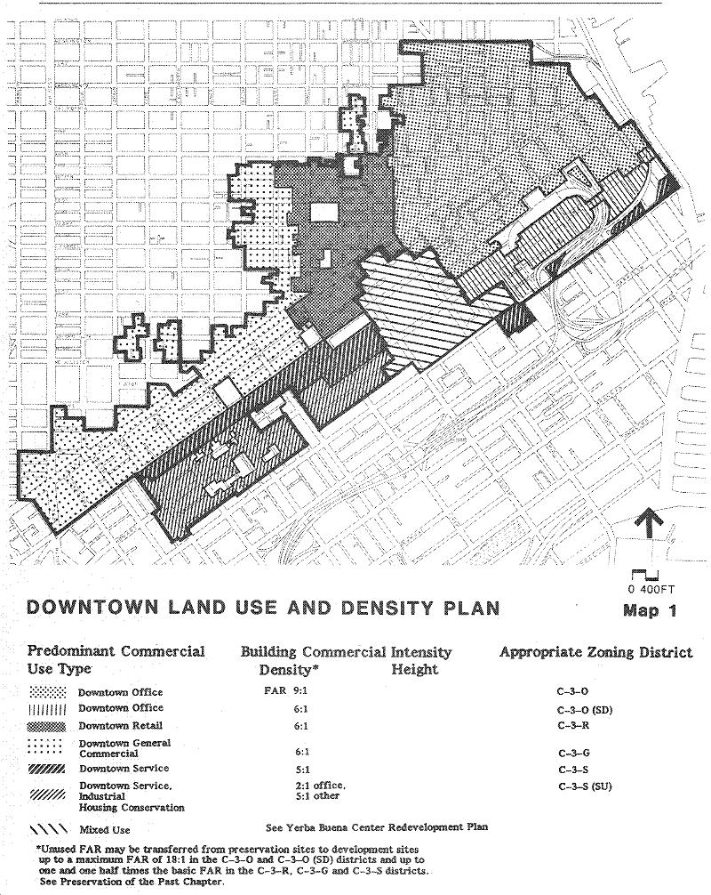 MAP TO BE EDITED For public parcels on former freeway ramps in the Transbay (along Folsom Street between Essex and Spear Streets, and between Main and Beale Streets north of Folsom Street) create a