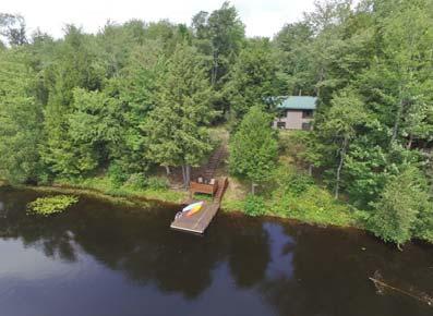 Shore Rd, Glenfield $160,000 2 BR/1 bath cabin with 110 frontage on channel to Chase Lake