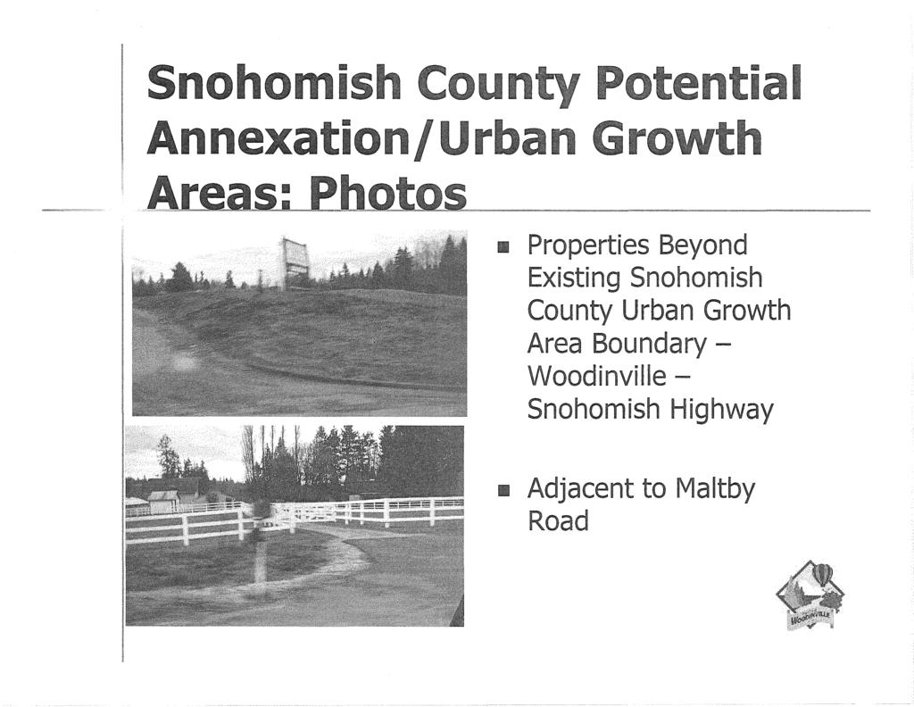 i Properties Beyo Existing Sno omish County Urban Growth Area
