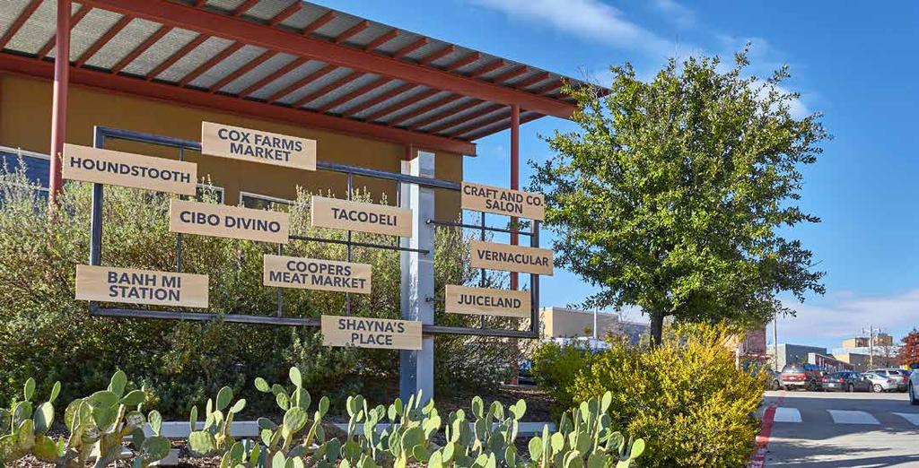 4 INVESTMENT HIGHLIGHTS GROCERY ANCHORED, MIXED-USE ASSET Anchored by Cox Farms Market, named by Dallas Observer as the city s best independent grocer Location adjacent to