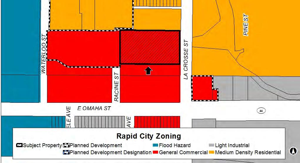 Subject Property and Adjacent Property Designations Existing Zoning Comprehensive Plan Existing Land Use(s)