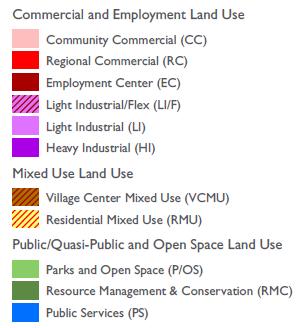 Land Use Categories (Attachment 2) Prior Direction: Provide more detail Describe implementation of new