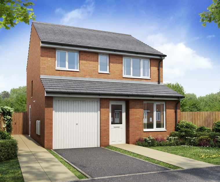 THE BURNTWOOD MANOR COLLECTION The Aldenham 3 Bedroom home The Aldenham is a traditional three bedroom house with an integral garage, which would suit couples or families.