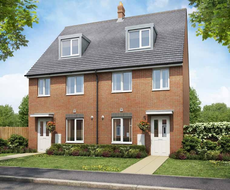 THE BURNTWOOD MANOR COLLECTION The Ashton 3 Bedroom home The Ashton is a three bedroom townhouse with a flexible layout which offers families or couples generous accommodation across three floors.