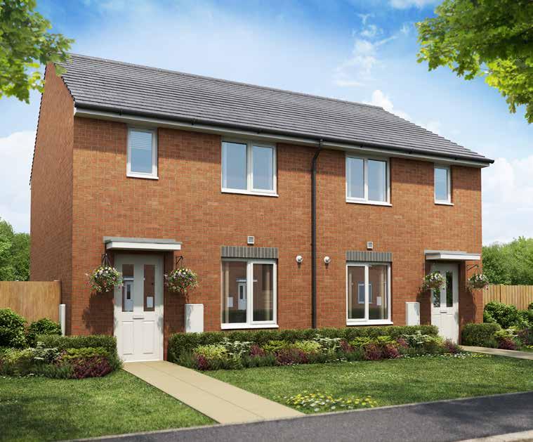 THE BURNTWOOD MANOR COLLECTION The Denford 3 Bedroom home With plenty of flexible living space, the three bedroom Denford is a great starter home for individuals, couples or growing families.