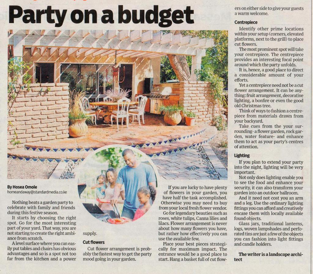The Standard David Mwitari Thursday 21 st December 2017 KENYA'S PROPERTY MARKET HIT MILESTONES DESPITE ECONOMIC DOWNTURN Real estate has no doubt proved to be among the most resilient sectors