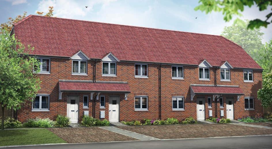 The Daffodil Three bedroom terrace /end of terrace house Plots 9-16 Plots 9, 11, 13 & 15 as shown below Plots 10, 12, 14 & 16 are handed Ground REAR GARDEN First EN-SUITE MASTER BEDROOM Living/Dining