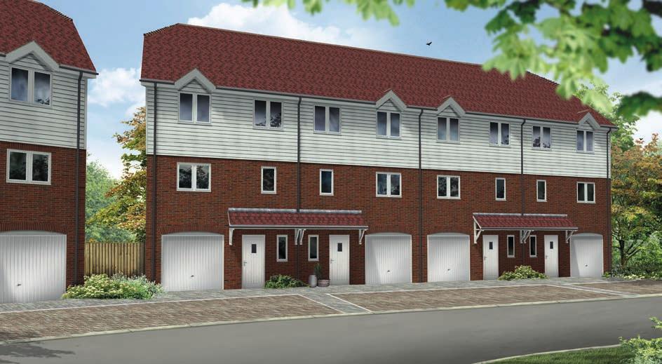 The Tulip Three bedroom terrace /end of terrace house Plots 17-24 Plots 17, 19, 21 & 23 as shown below Plots 18, 20, 22 & 24 are handed Store Ground First REAR GARDEN Second 5288mm x 3249mm 17 4 x 10