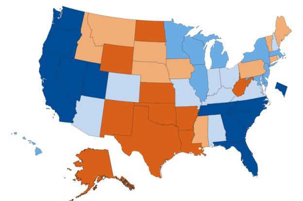 50% Southern US has the greatest population growth in US, in both percentage and absolute figure WHY NORTH CAROLINA IN