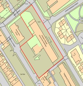 The subject property is located on the corner of Suez Street and Stephenson Street approximately 0.25 miles to the east of North Shields town centre. The property is currently vacant.