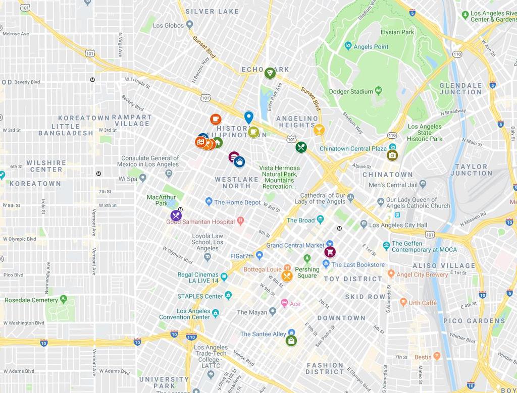 HOLLYWOOD AREA MAP OFFERING
