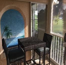 Enjoy the outside from either the front or back lanai in screened comfort.