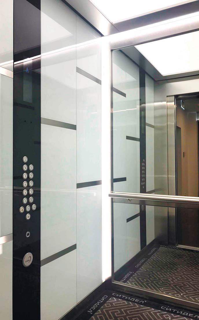 SPECIFICATIONS Spacious lobby and common areas. KONE high-speed elevators (17 elevators 900-1000 kg / 13 persons). Central building management system. Centralized HVAC.