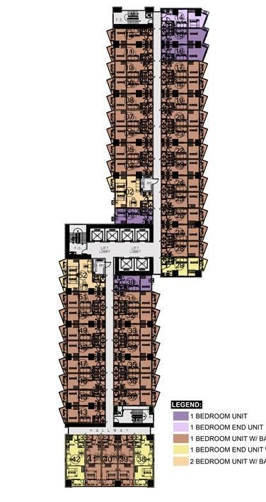 Tower B: Typical Floor Plan M A K A T I S K