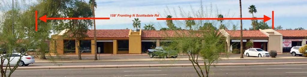 FOR SALE or Ground Lease 7,100 SF Building on 13,554 SF of Land Zoned C-3 10802-10810 N Scottsdale Rd Scottsdale AZ 85254 Retail Redevelopment Opportunity Corner Parcel Sale $2.