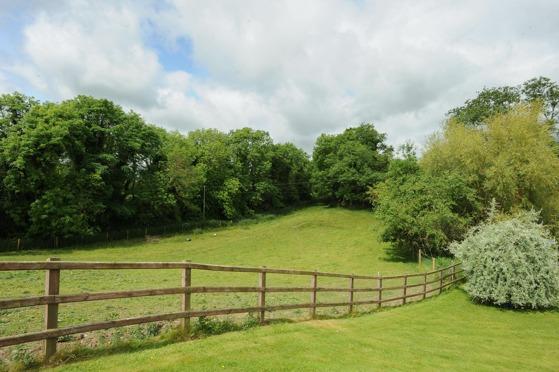 A paddock with Willow Corpse partially surrounds the gardens and provides ample grazing for