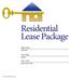 Residential Lease Package
