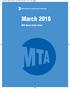 March MTA Board Action Items