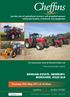 Auction sale of agricultural tractors, self propelled sprayer telescopic loaders, machinery and equipment. Thursday 25th May 2017 at 10.