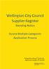 Wellington City Council Supplier Register