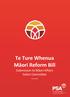 Te Ture Whenua Māori Reform Bill Submission to Māori Affairs Select Committee