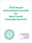 2018 Annual Instructional Assembly for Kane County Township Assessors
