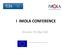 I IMOLA CONFERENCE. Brussels, 7th May Funded by the EU Commission