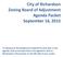 City of Richardson Zoning Board of Adjustment Agenda Packet September 16, 2015