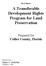 A Transferable Development Rights Program for Land Preservation